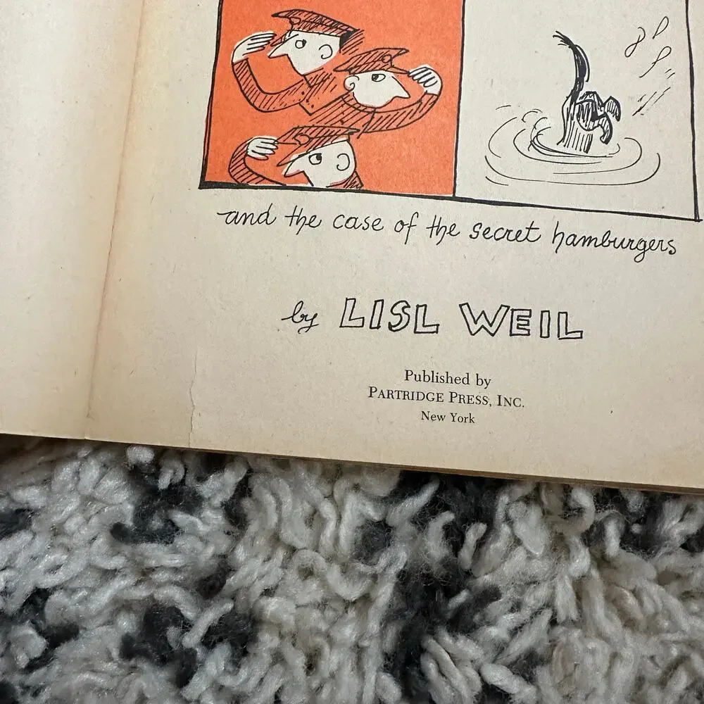 Shivers by Lisl Weil 1967 Paperback Book Case of the Missing Hamburgers